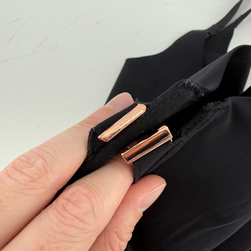 Soma Vanishing 360 Perfect Coverage Front Closure Bra Black 38DD Full Coverage - Picture 6 of 7